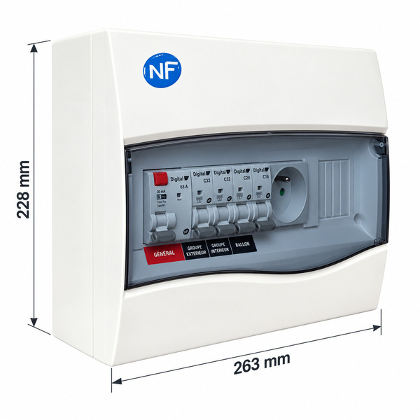 DCPAC16KWMP-coffret-pac-monophase-8-modules-16kw-prise-dimensions